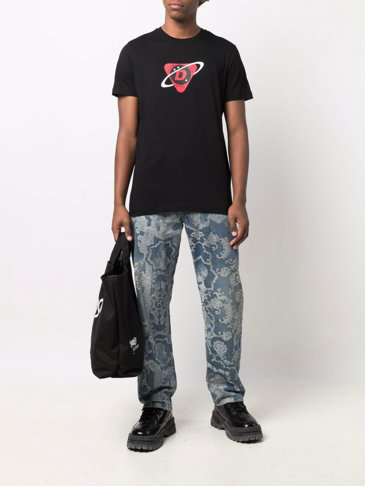 DIESEL - T-Shirt logata (astro)
