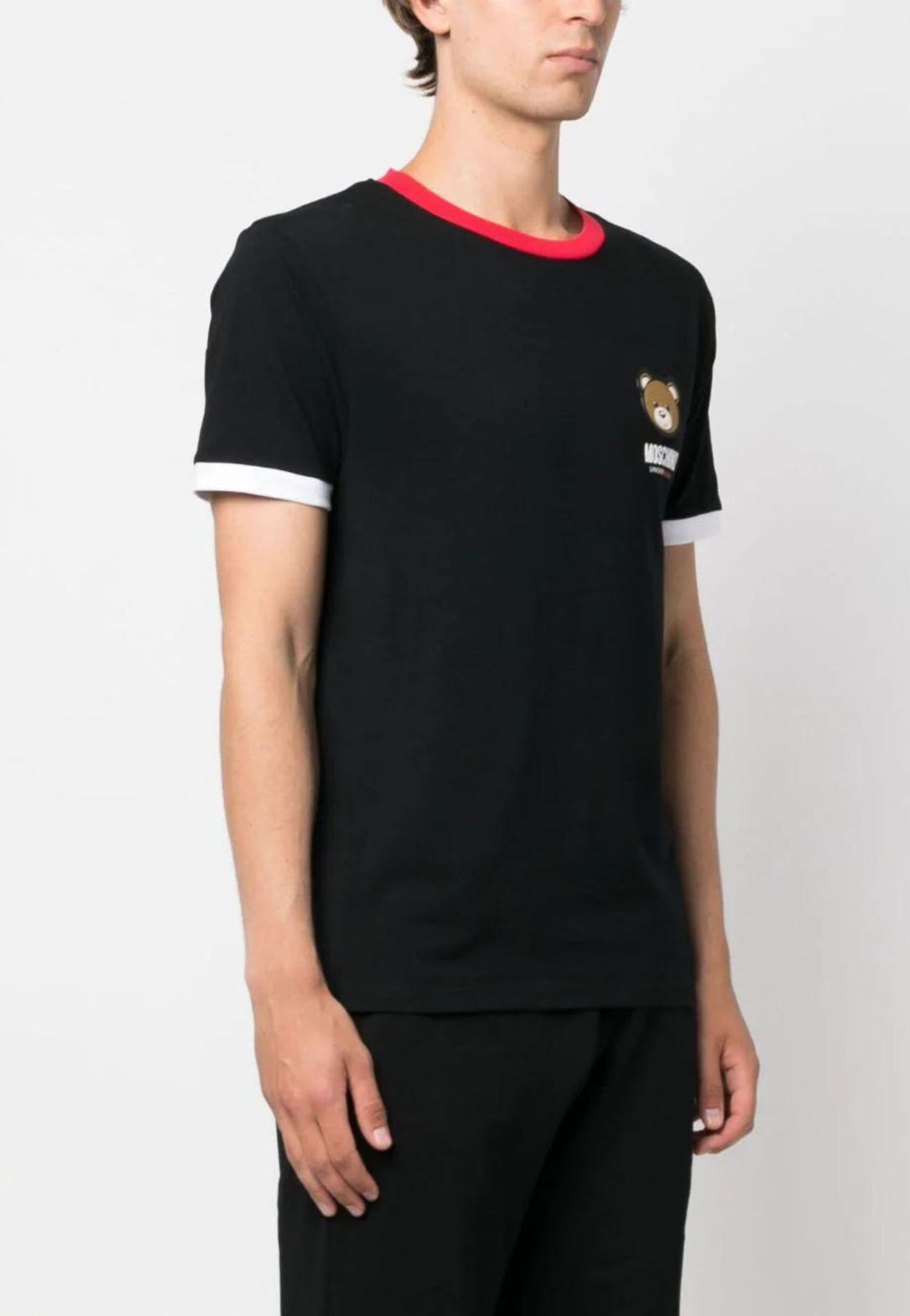 MOSCHINO UNDERWEAR - T-Shirt patch logo