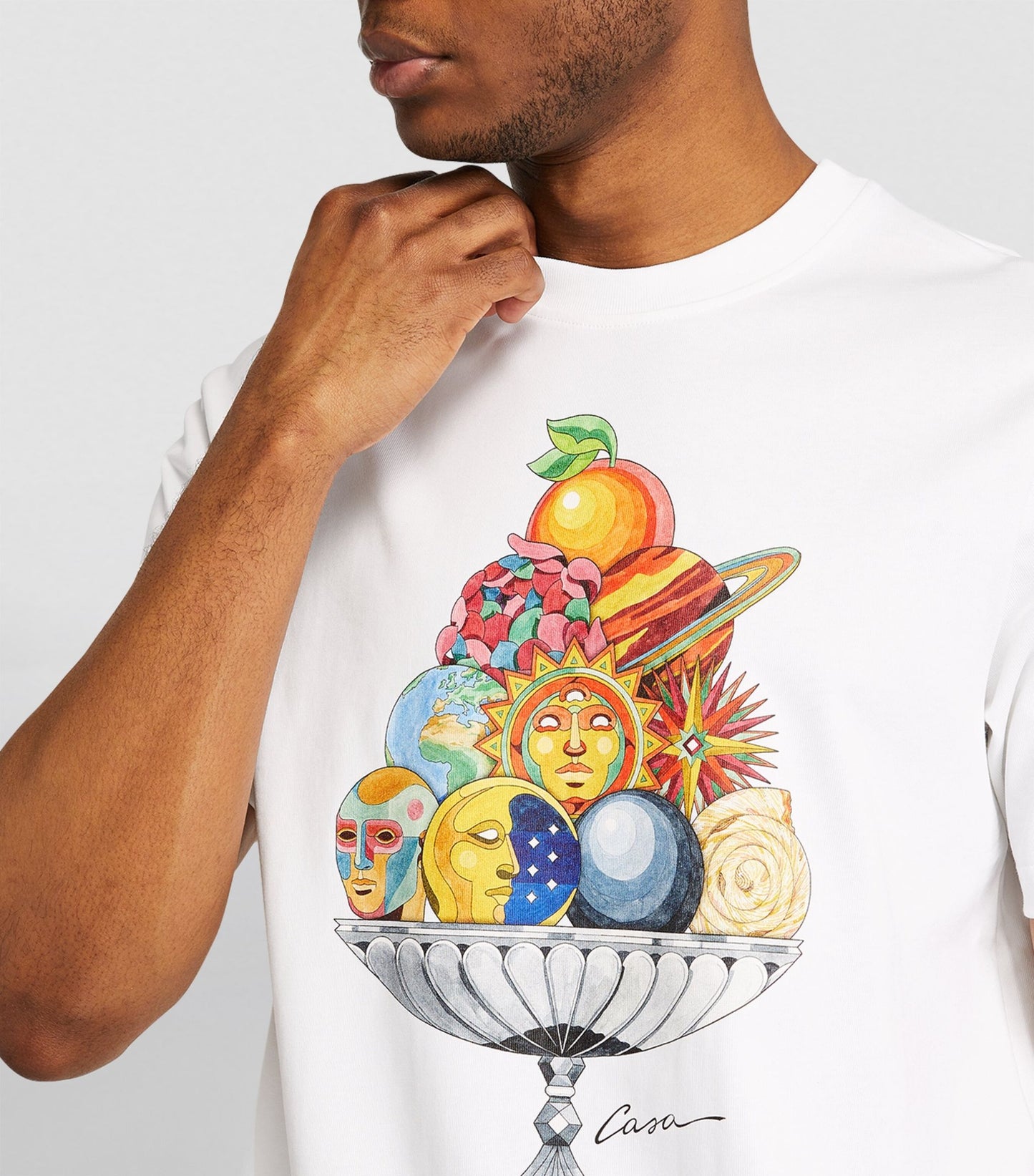 CASABLANCA - T-Shirt Celestial Pyramid