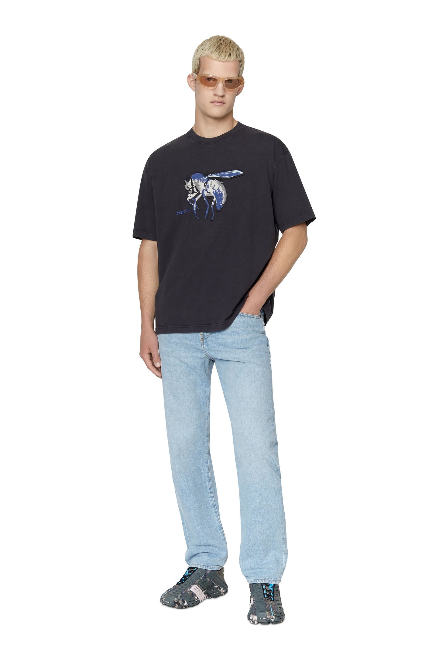 DIESEL - T-Shirt fly motif