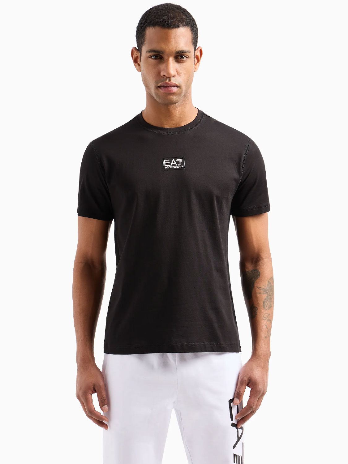 EMPORIO ARMANI EA7 - T-Shirt logo in rilievo