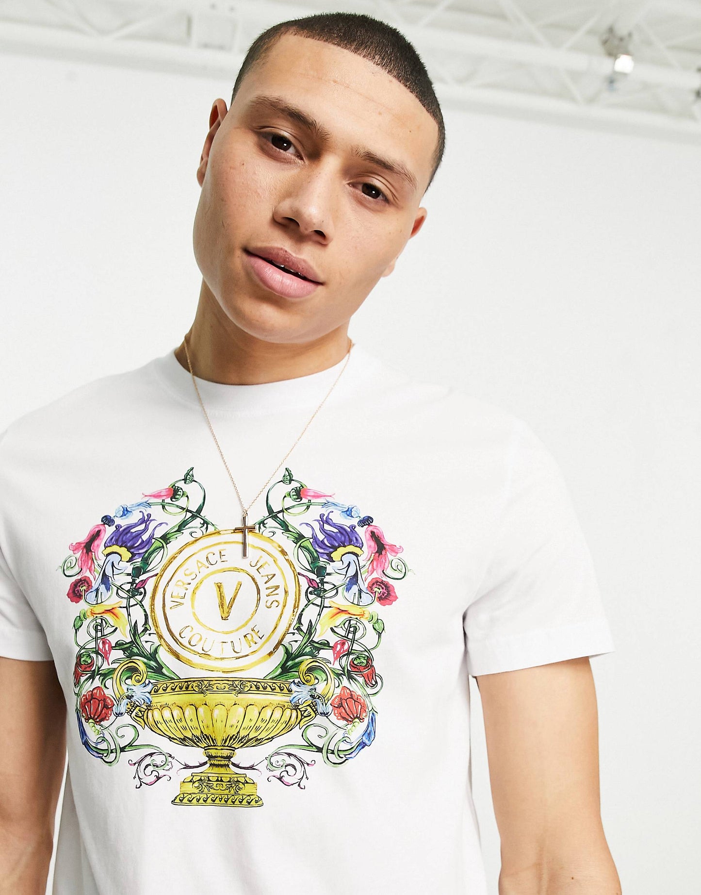 T-Shirt Versace Jeans Couture stampa barocca