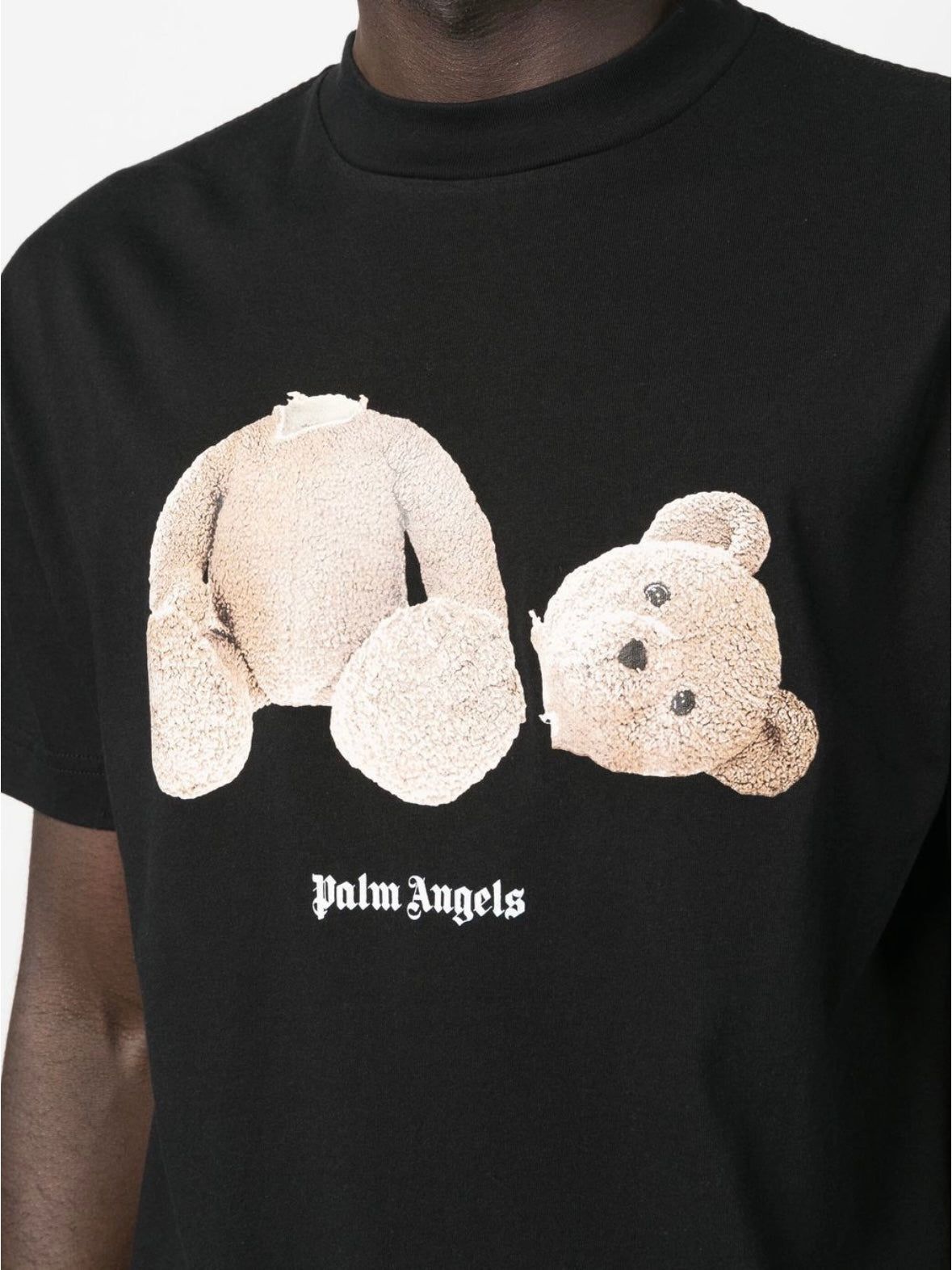 PALM ANGELS - T-Shirt stampa orsetto
