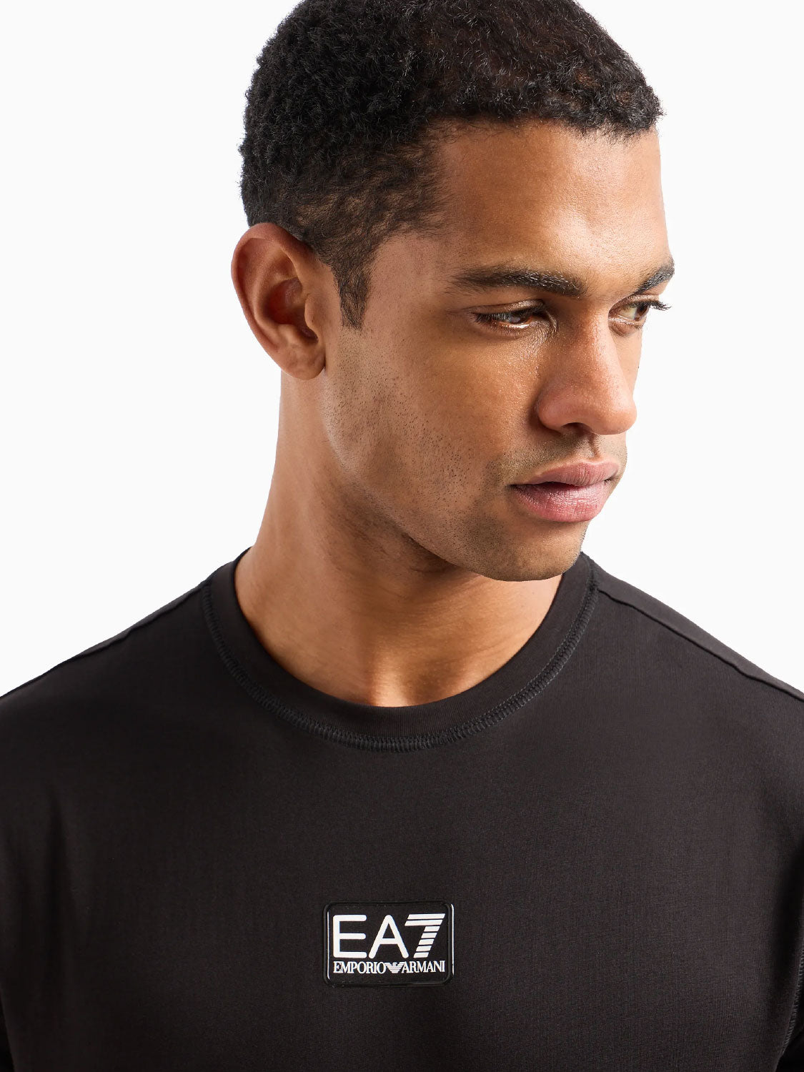 EMPORIO ARMANI EA7 - T-Shirt logo in rilievo