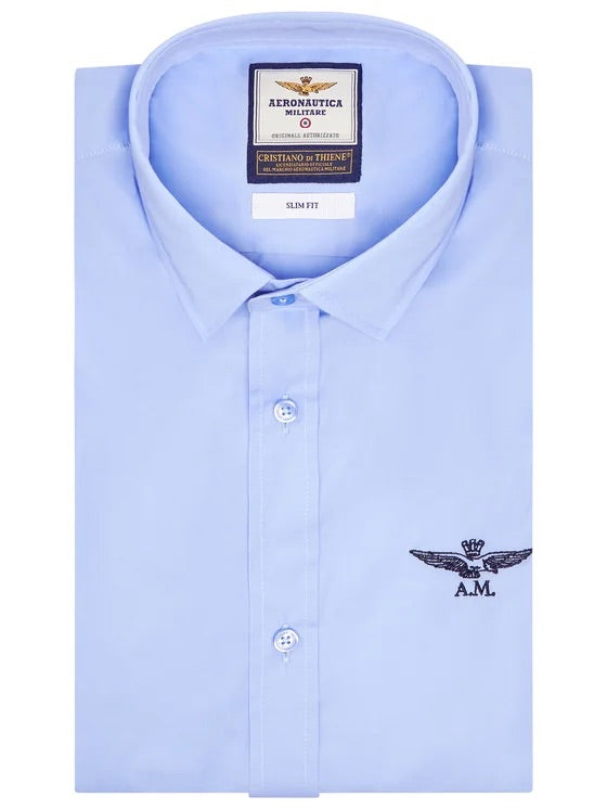 AREONAUTICA MILITARE - Camicia logo cucito
