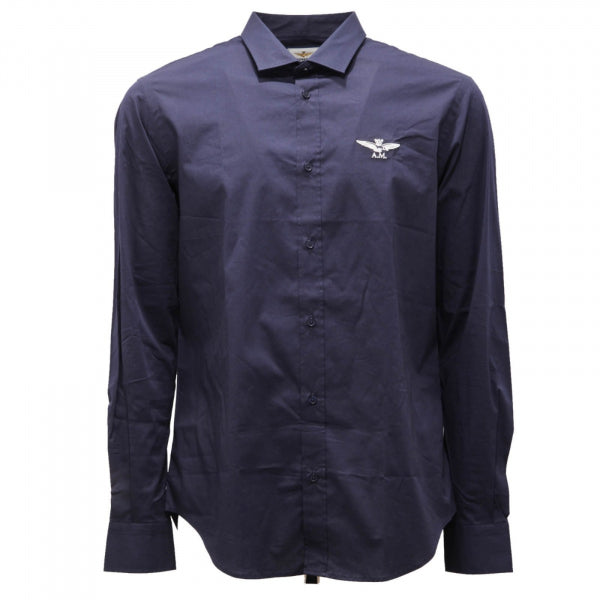 AREONAUTICA MILITARE - Camicia logo cucito