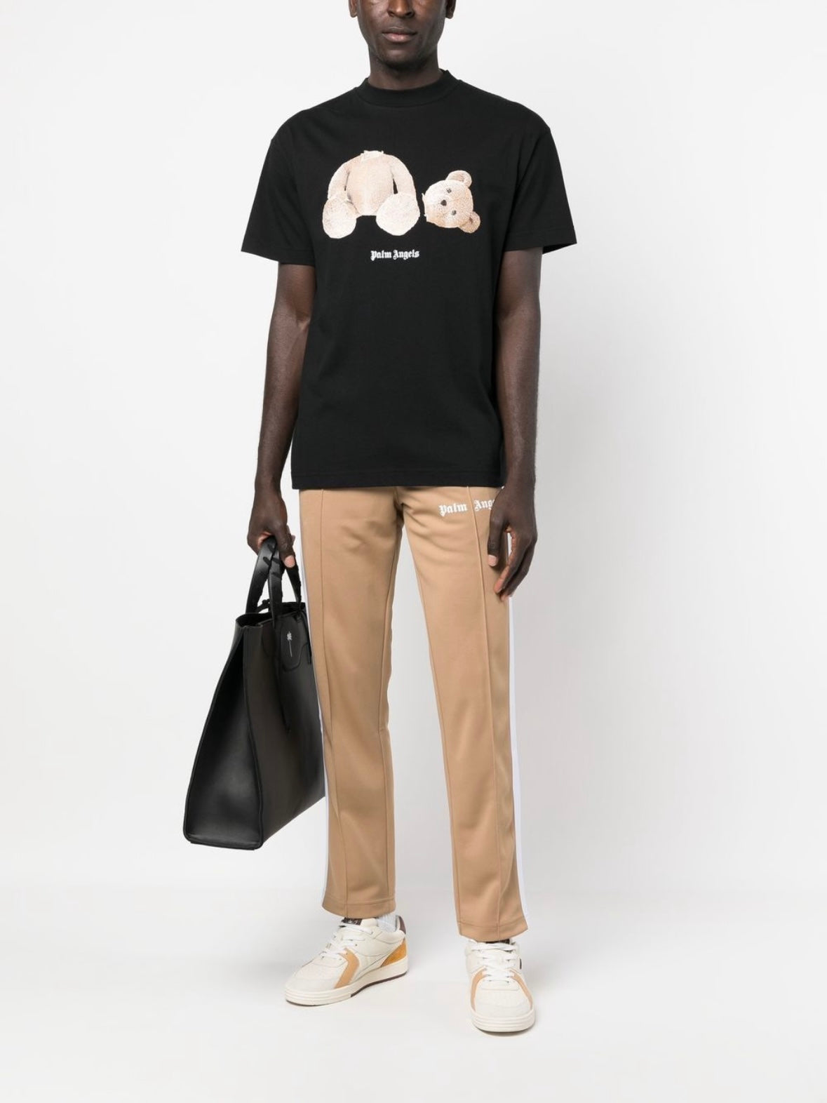 PALM ANGELS - T-Shirt stampa orsetto