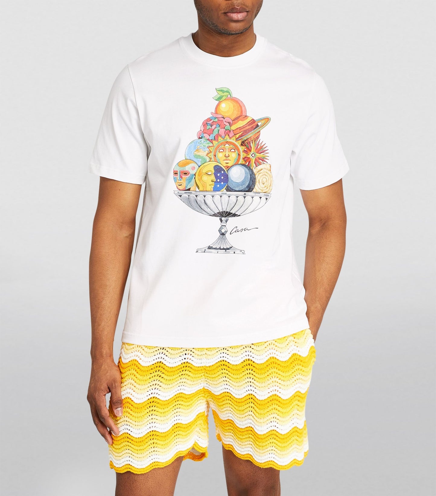 CASABLANCA - T-Shirt Celestial Pyramid