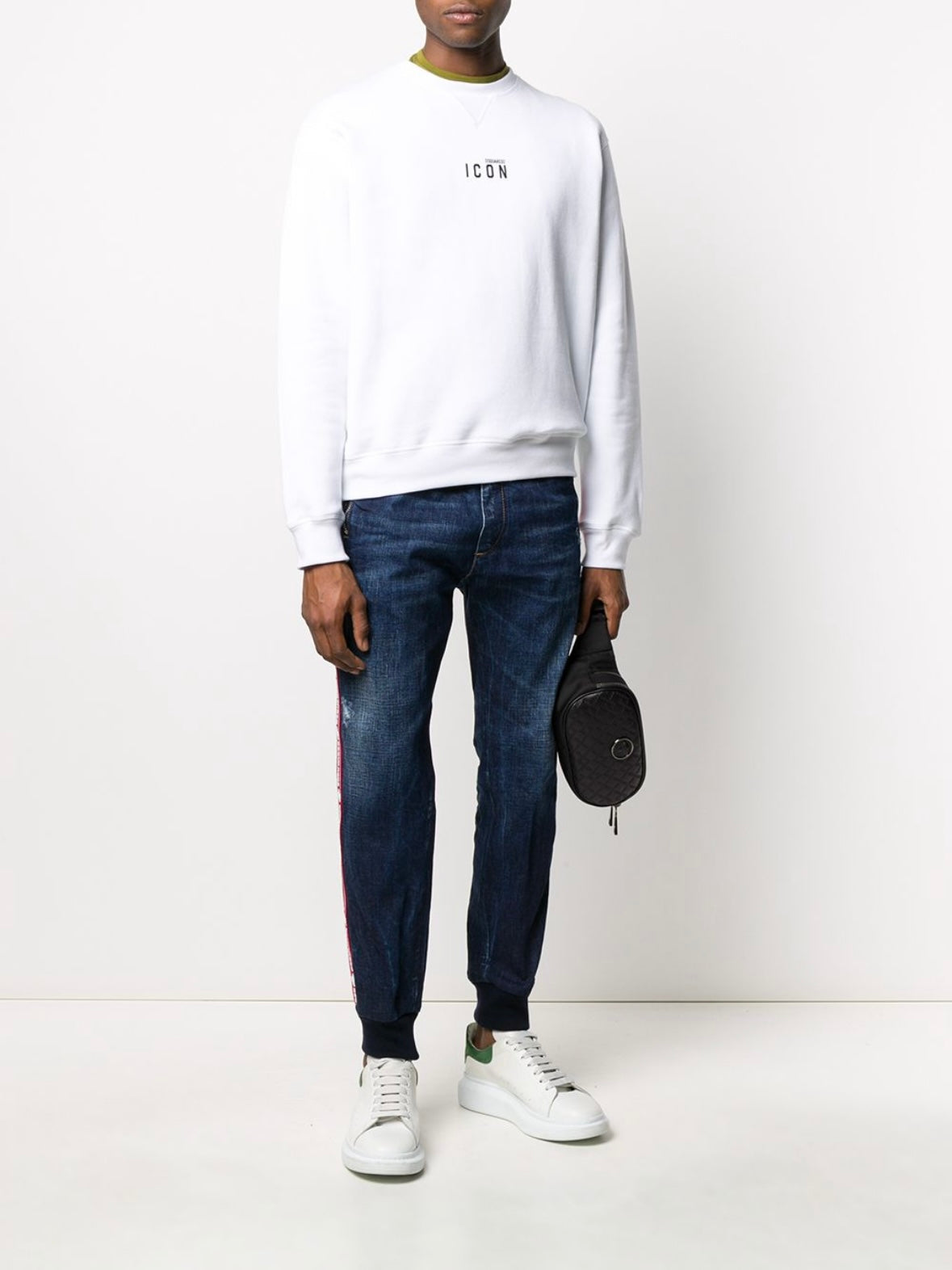 DSQUARED2 - Felpa girocollo minilogo UNISEX