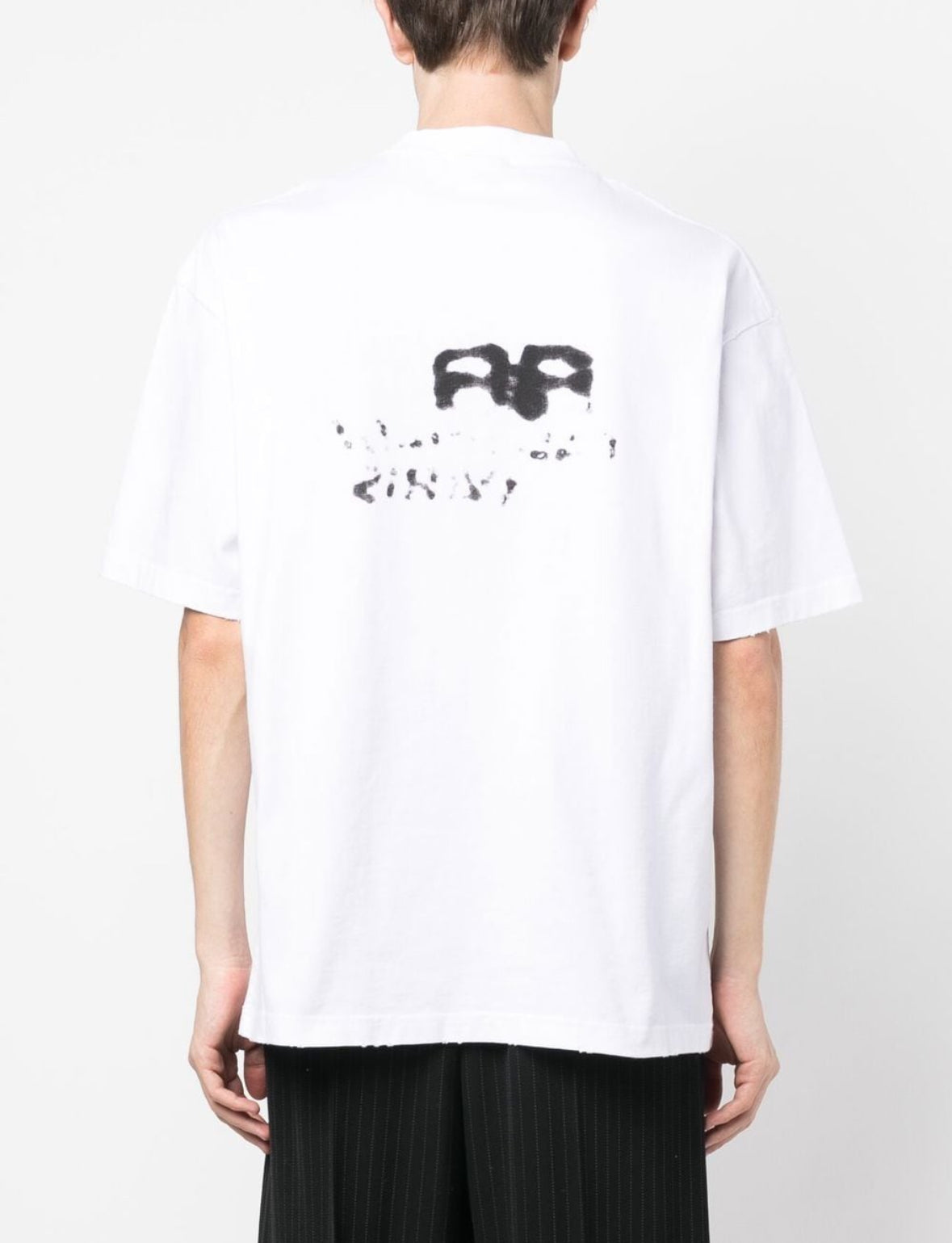 BALENCIAGA - T-Shirt Oversize spray logo
