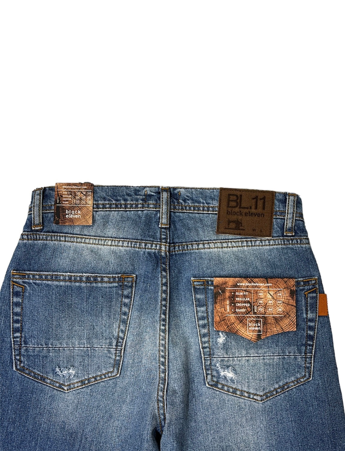BLOCK11 - Jeans toppe e velluto