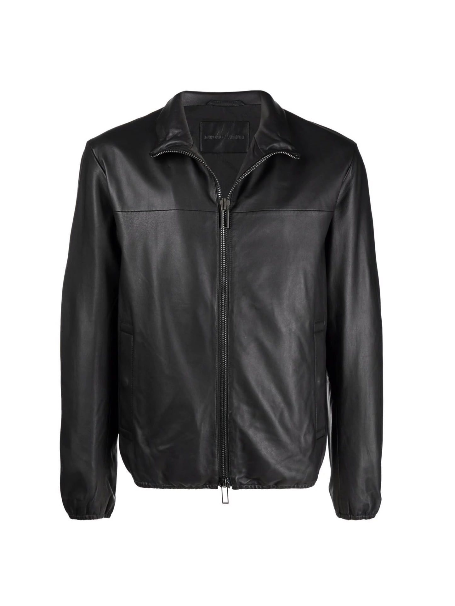EMPORIO ARMANI - Giubbotto in pelle d’agnello