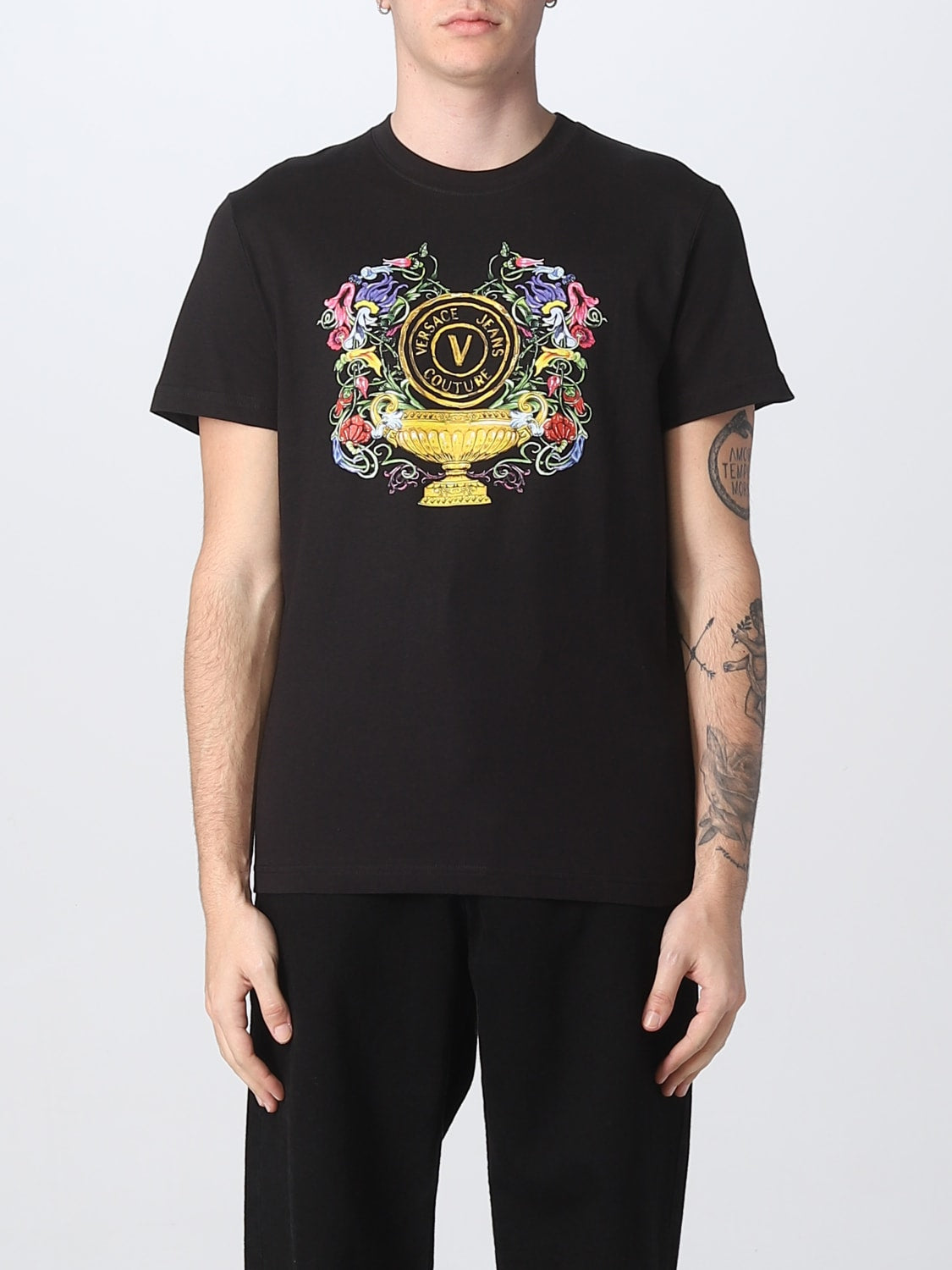 T-Shirt Versace Jeans Couture stampa barocca