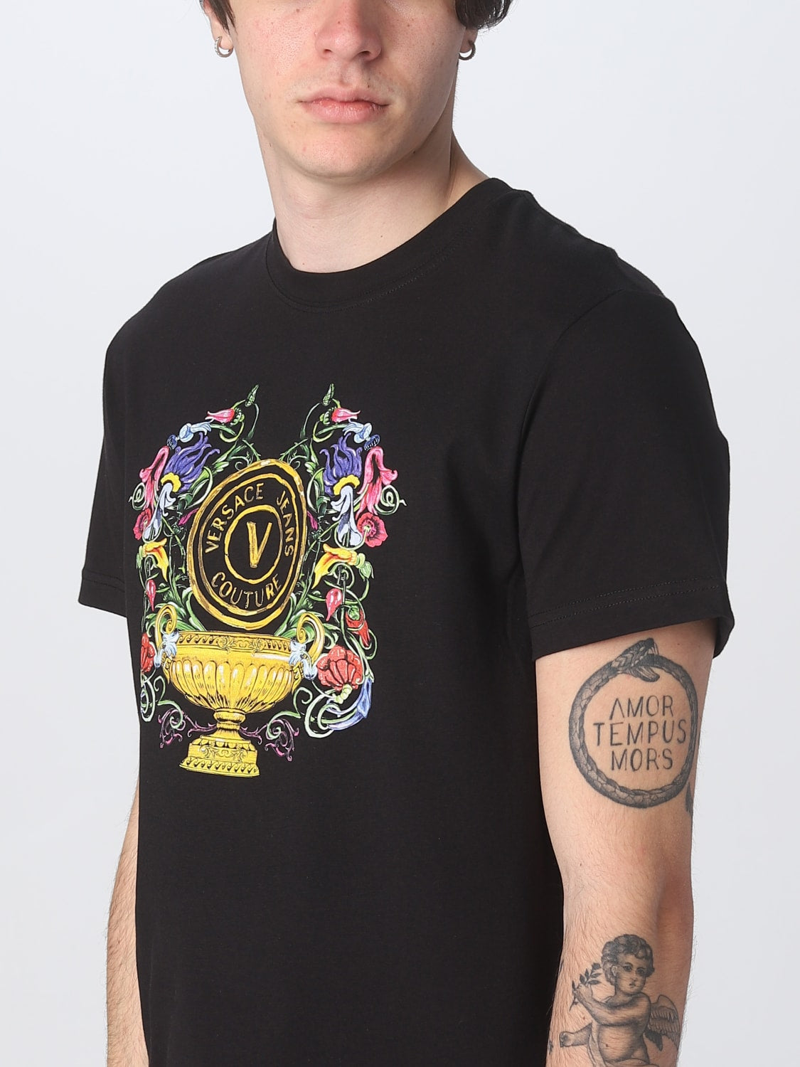 T-Shirt Versace Jeans Couture stampa barocca