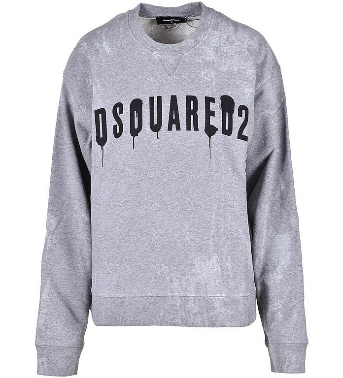 DSQUARED2 - Felpa girocollo spray