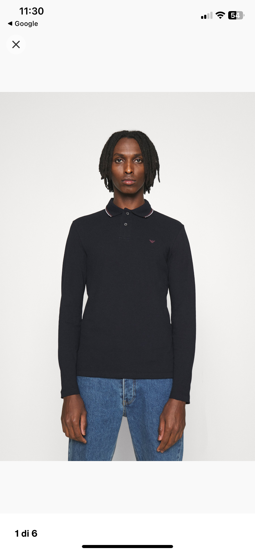 Polo manica lunga Emporio Armani