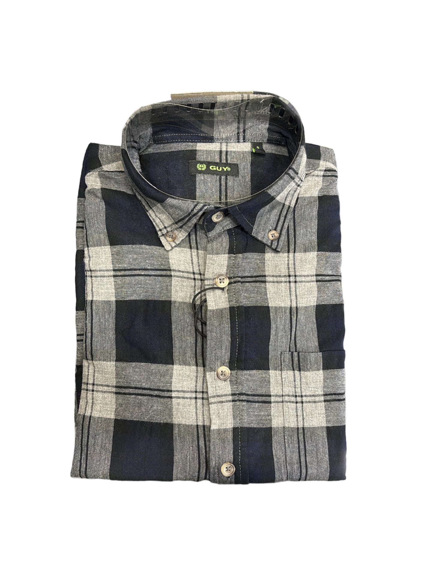 GUY - Camicia a quadri in flanella