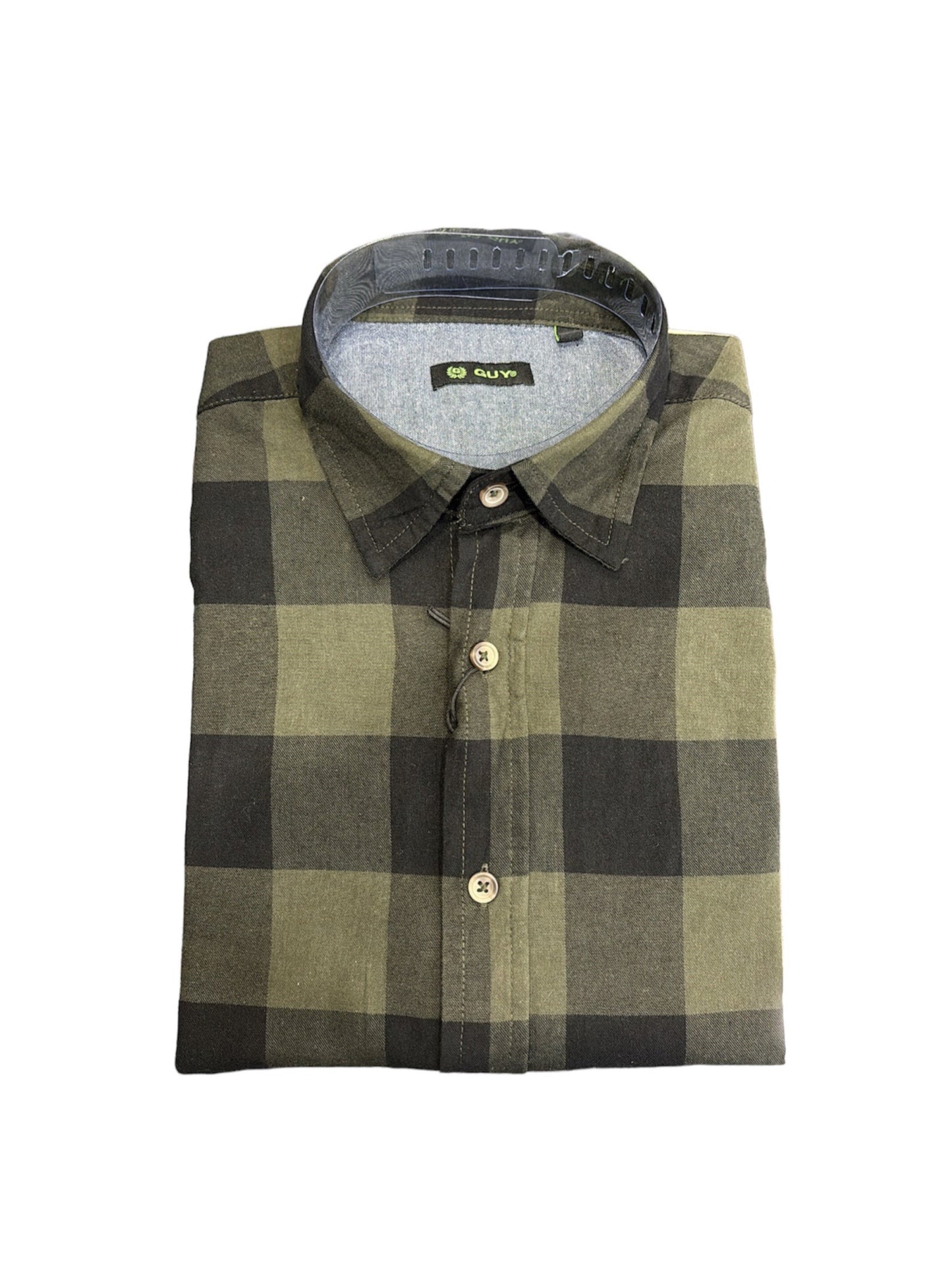 GUY - Camicia a quadri in flanella