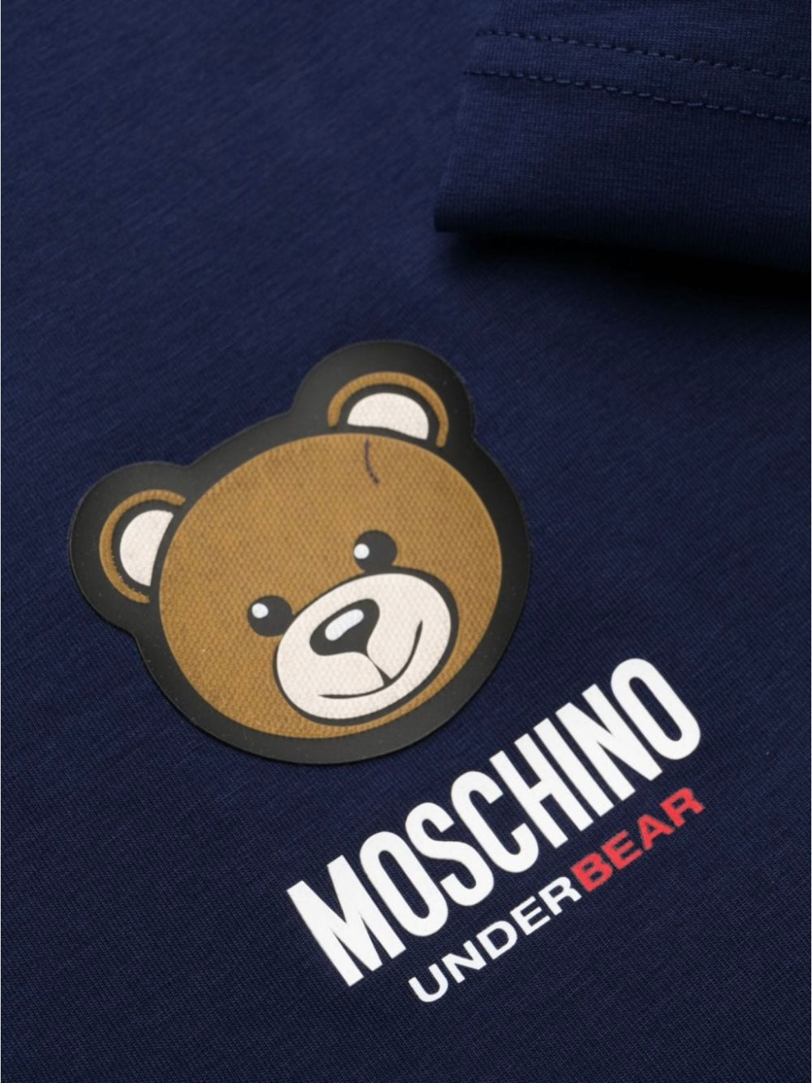 MOSCHINO UNDERWEAR - T-Shirt patch logo