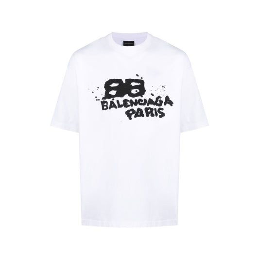 BALENCIAGA - T-Shirt Oversize spray logo