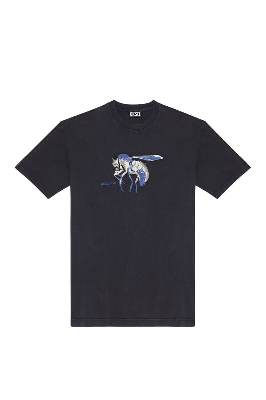DIESEL - T-Shirt fly motif