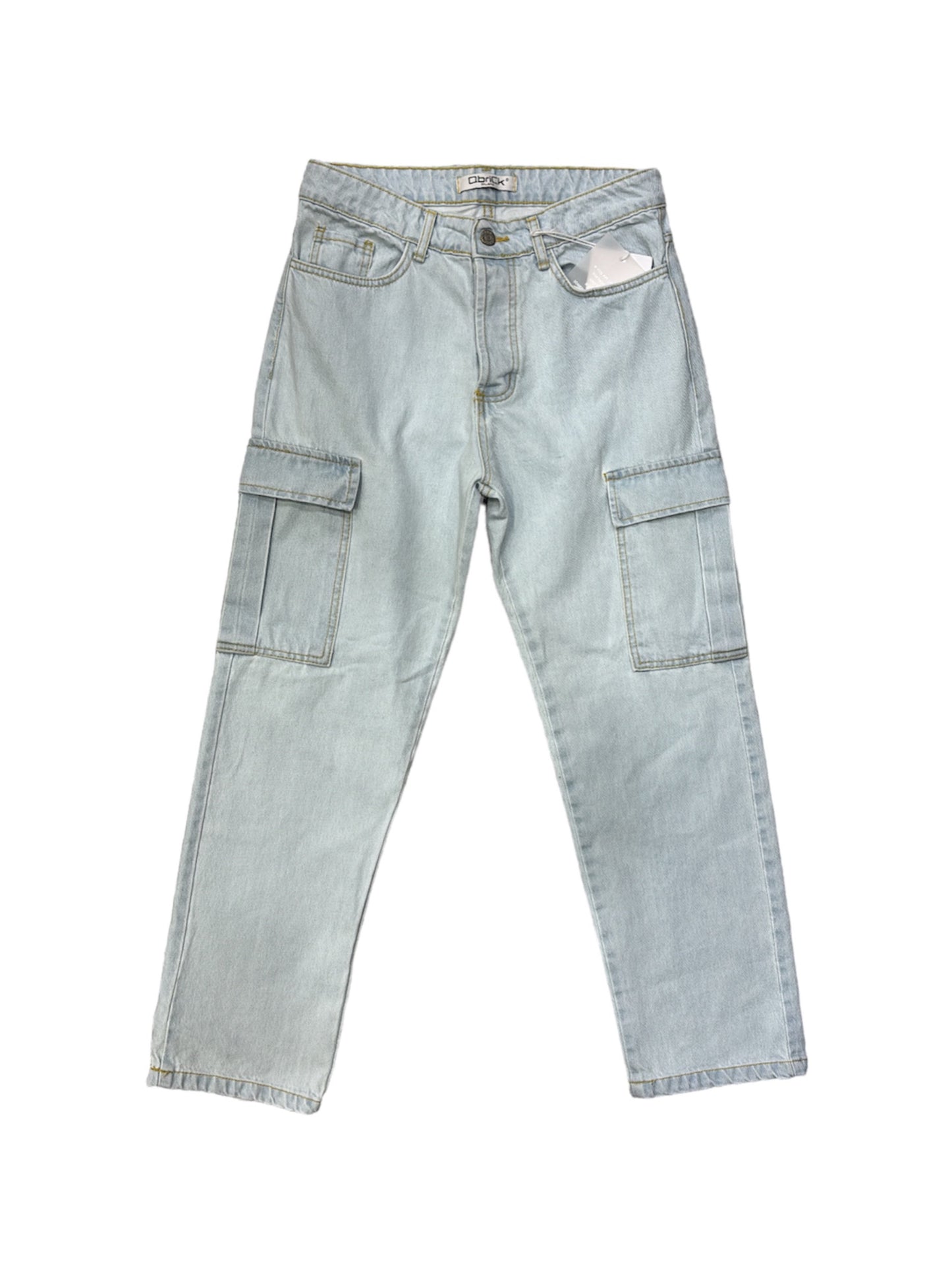 QBRICK MILANO - Jeans cargo Baggy