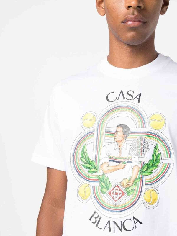 CASABLANCA - T-Shirt Over tennis