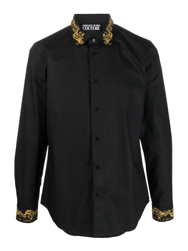 VERSACE JEANS COUTURE - Camicia fantasia barocca