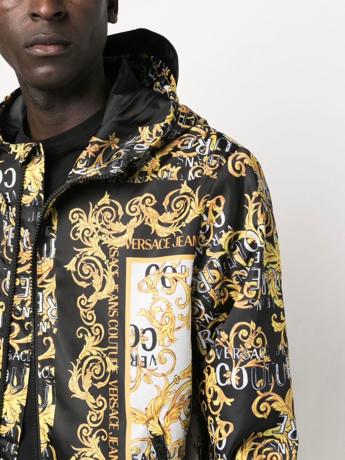 VERSACE JEANS COUTURE - Giacca stampa all-over