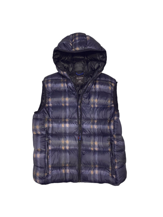 Gilet trapuntato con cappuccio